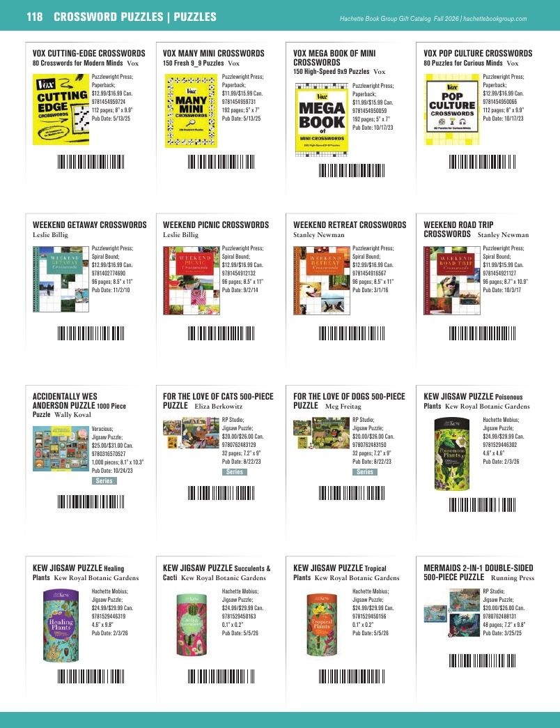 Hachette Book Group Fall 2026 Gift Catalog Weekly Ad January 1 - December 31, 2026