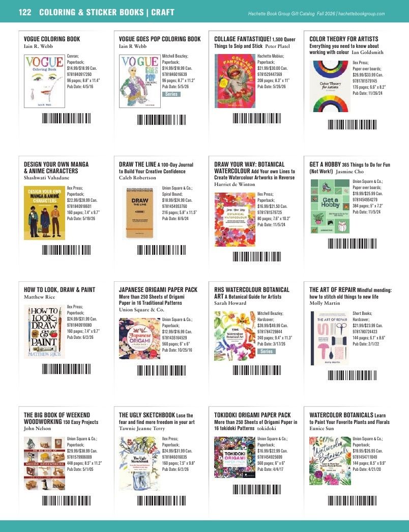 Hachette Book Group Fall 2026 Gift Catalog Weekly Ad January 1 - December 31, 2026
