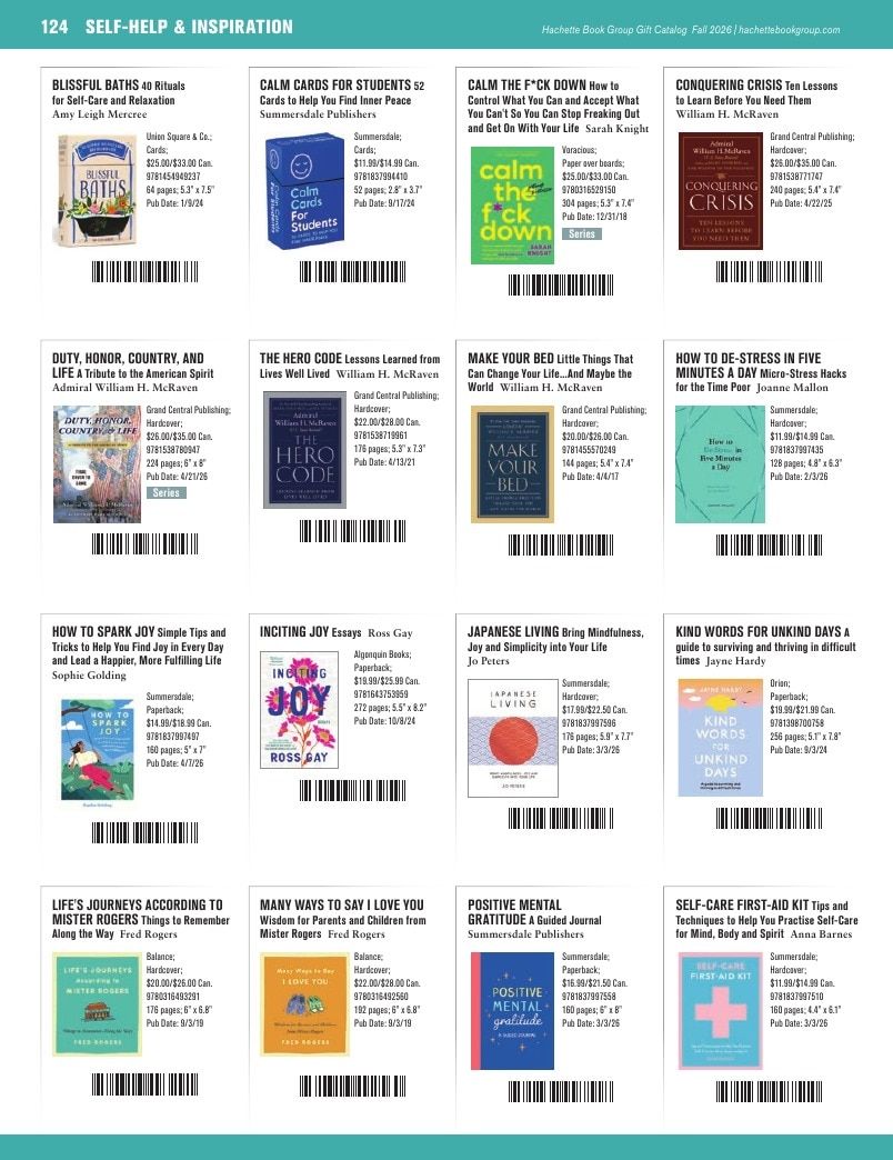 Hachette Book Group Fall 2026 Gift Catalog Weekly Ad January 1 - December 31, 2026