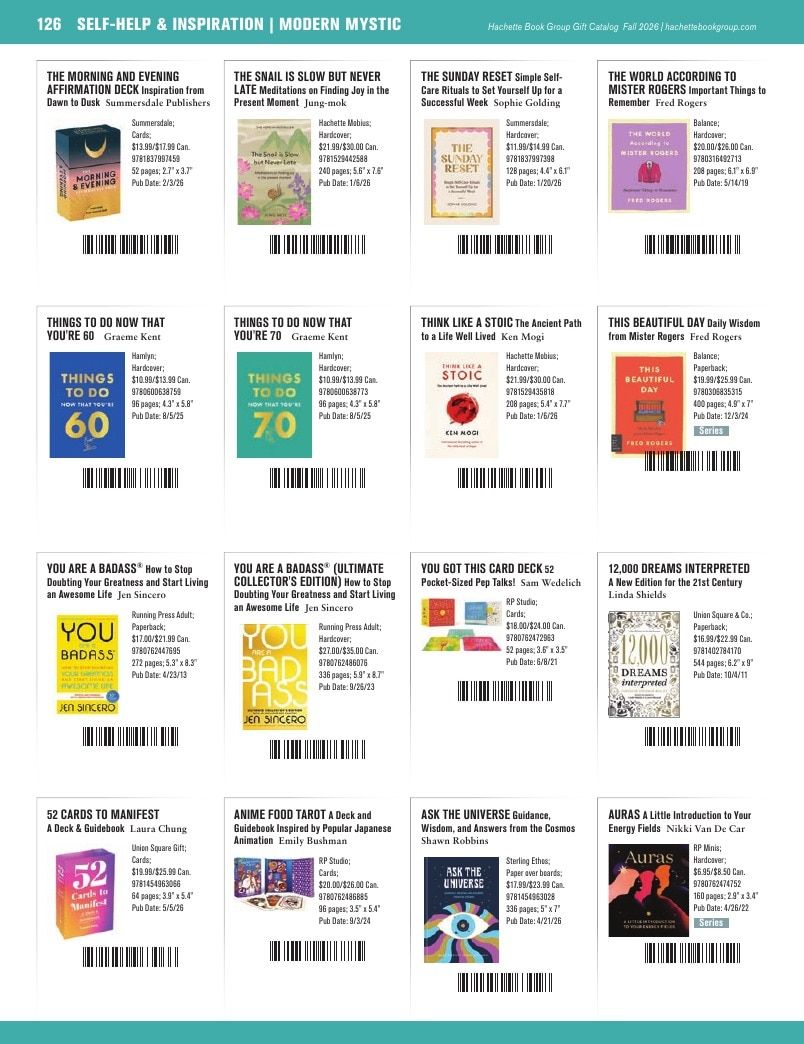 Hachette Book Group Fall 2026 Gift Catalog Weekly Ad January 1 - December 31, 2026