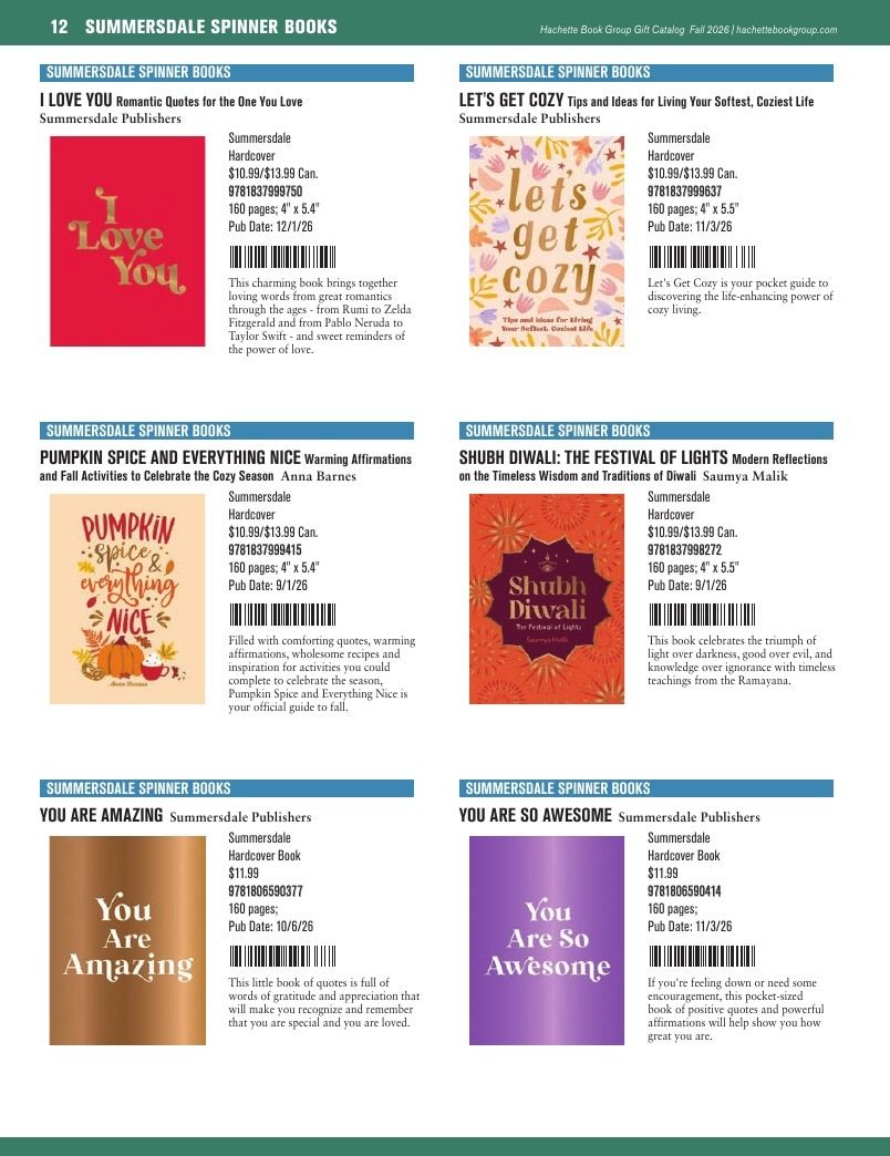 Hachette Book Group Fall 2026 Gift Catalog Weekly Ad January 1 - December 31, 2026