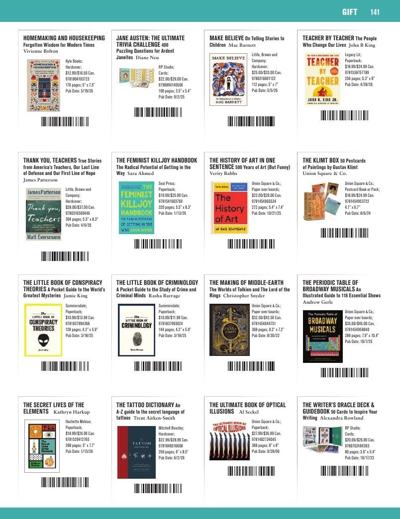 Hachette Book Group Fall 2026 Gift Catalog Weekly Ad January 1 - December 31, 2026
