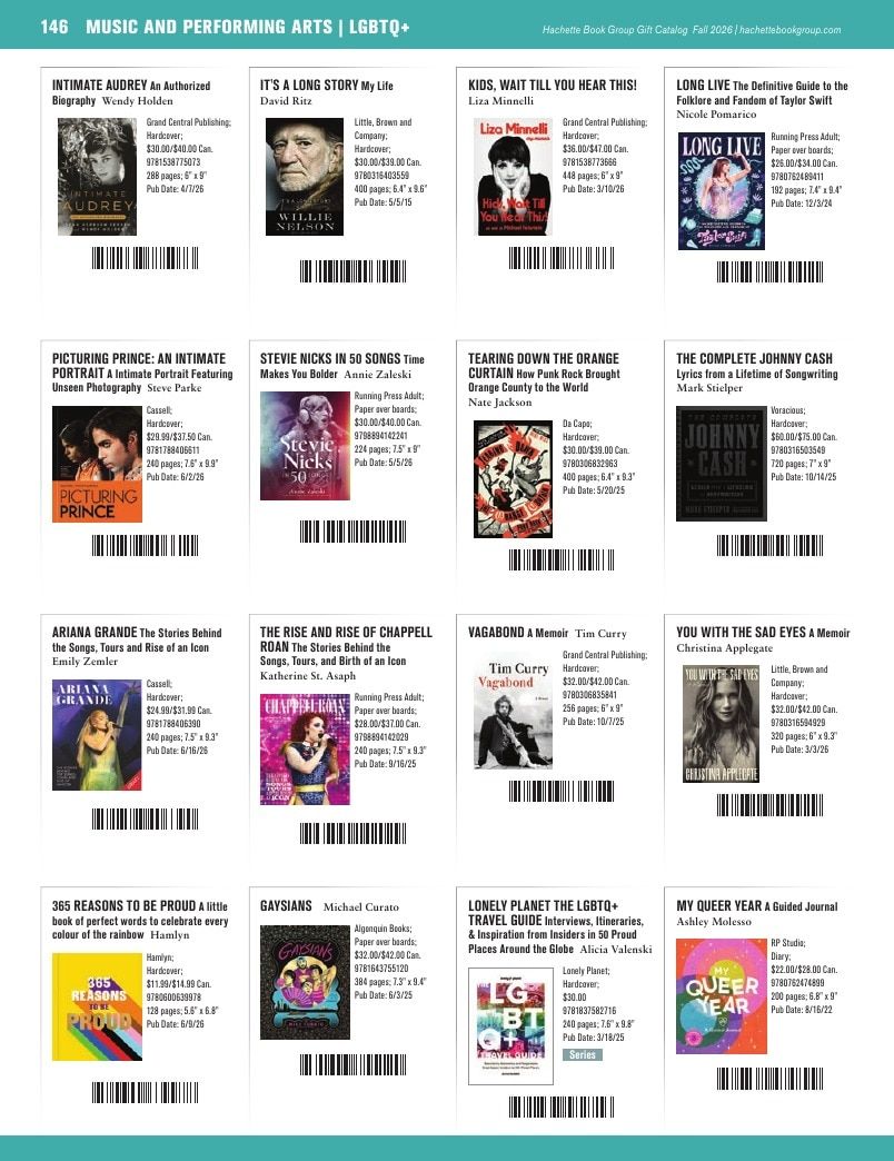 Hachette Book Group Fall 2026 Gift Catalog Weekly Ad January 1 - December 31, 2026