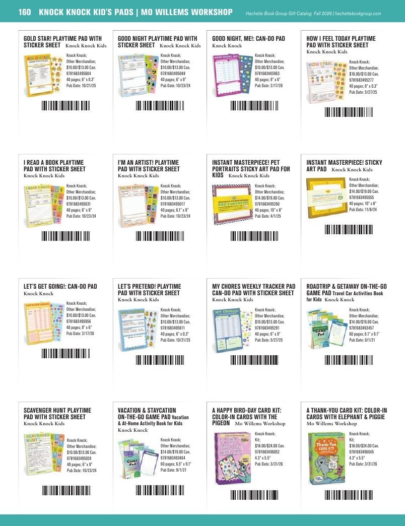 Hachette Book Group Fall 2026 Gift Catalog Weekly Ad January 1 - December 31, 2026
