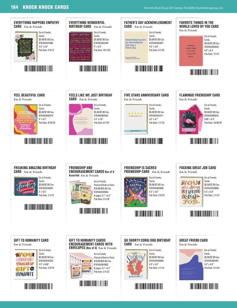 Hachette Book Group Fall 2026 Gift Catalog Weekly Ad January 1 - December 31, 2026