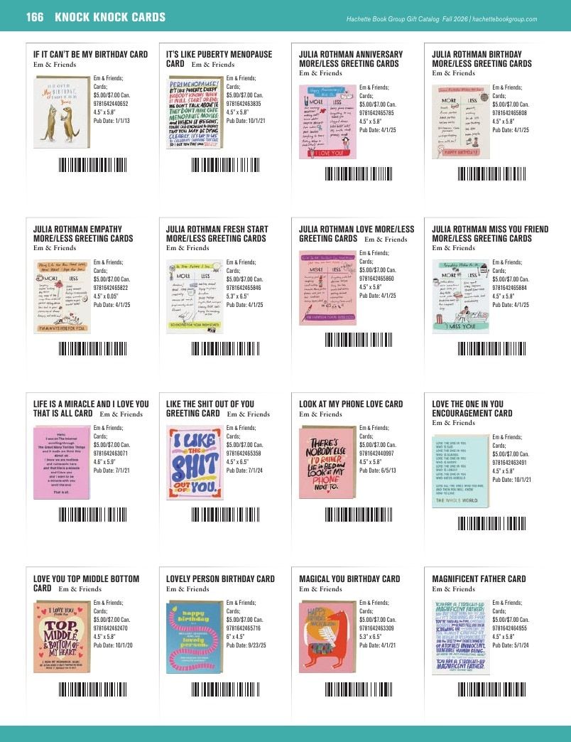 Hachette Book Group Fall 2026 Gift Catalog Weekly Ad January 1 - December 31, 2026