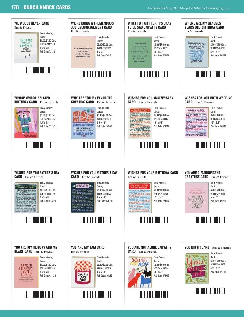 Hachette Book Group Fall 2026 Gift Catalog Weekly Ad January 1 - December 31, 2026