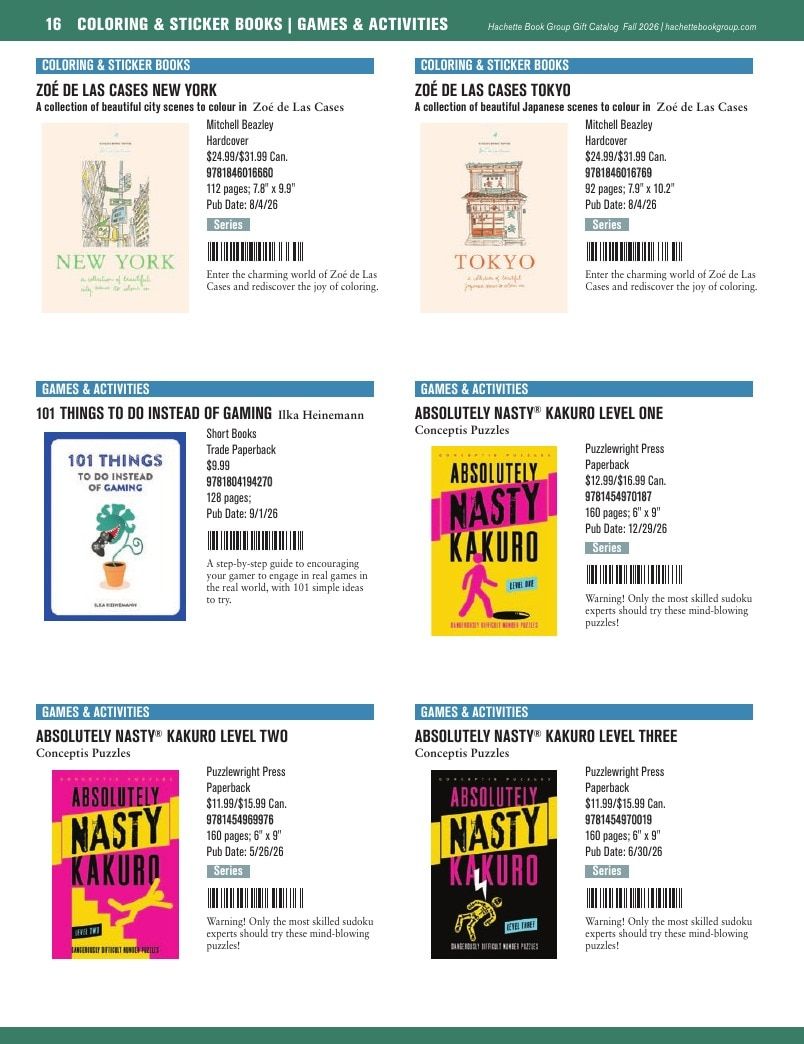 Hachette Book Group Fall 2026 Gift Catalog Weekly Ad January 1 - December 31, 2026