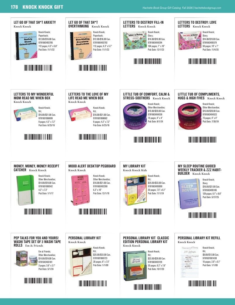 Hachette Book Group Fall 2026 Gift Catalog Weekly Ad January 1 - December 31, 2026