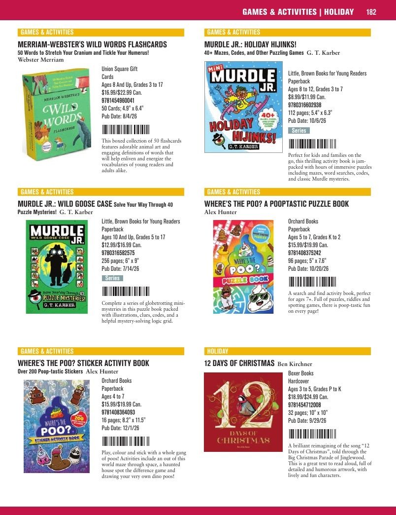 Hachette Book Group Fall 2026 Gift Catalog Weekly Ad January 1 - December 31, 2026