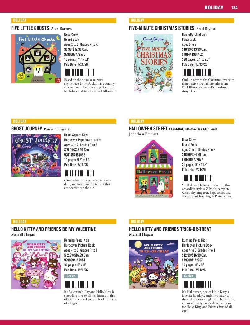 Hachette Book Group Fall 2026 Gift Catalog Weekly Ad January 1 - December 31, 2026