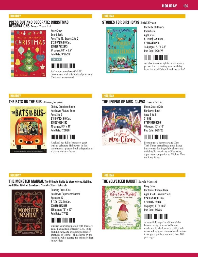 Hachette Book Group Fall 2026 Gift Catalog Weekly Ad January 1 - December 31, 2026