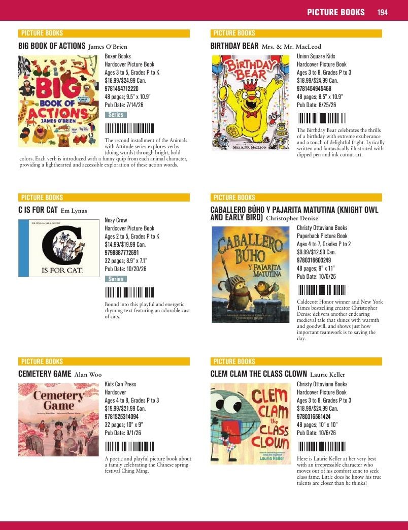 Hachette Book Group Fall 2026 Gift Catalog Weekly Ad January 1 - December 31, 2026