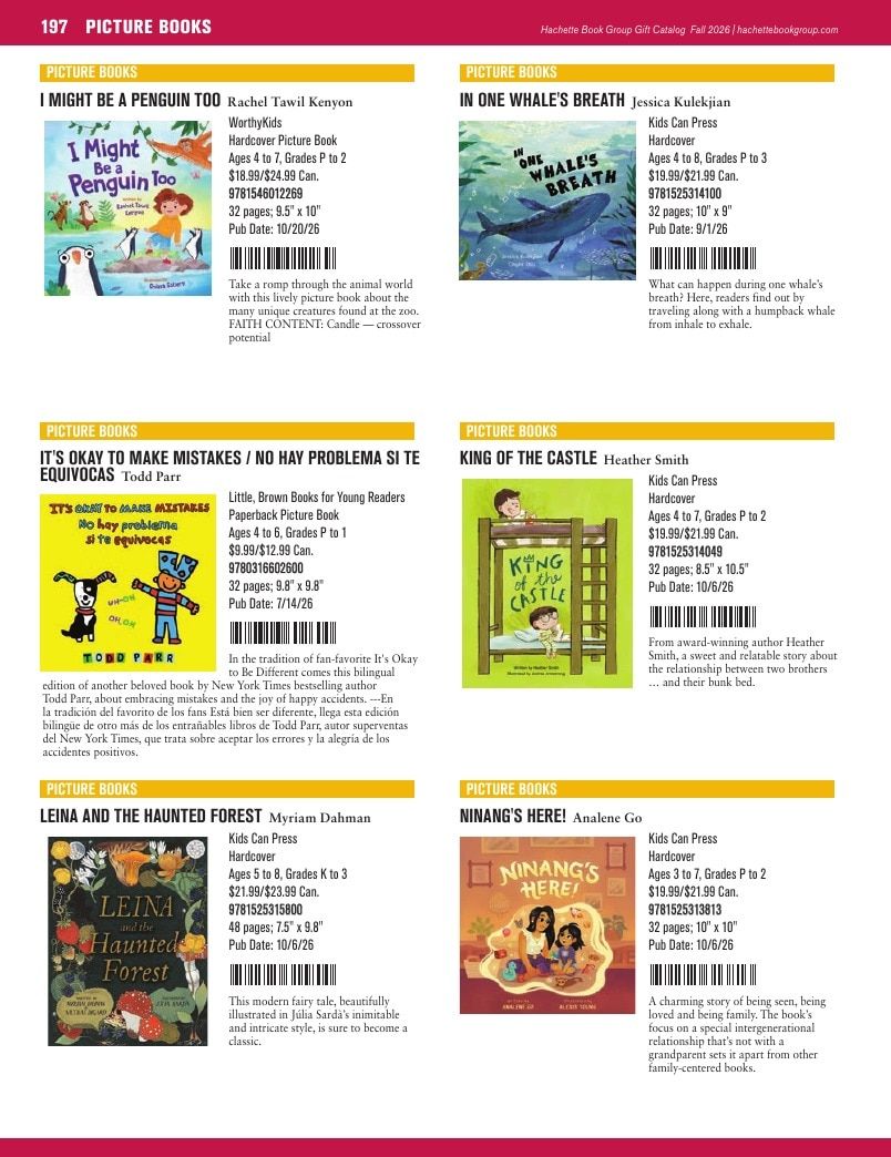 Hachette Book Group Fall 2026 Gift Catalog Weekly Ad January 1 - December 31, 2026