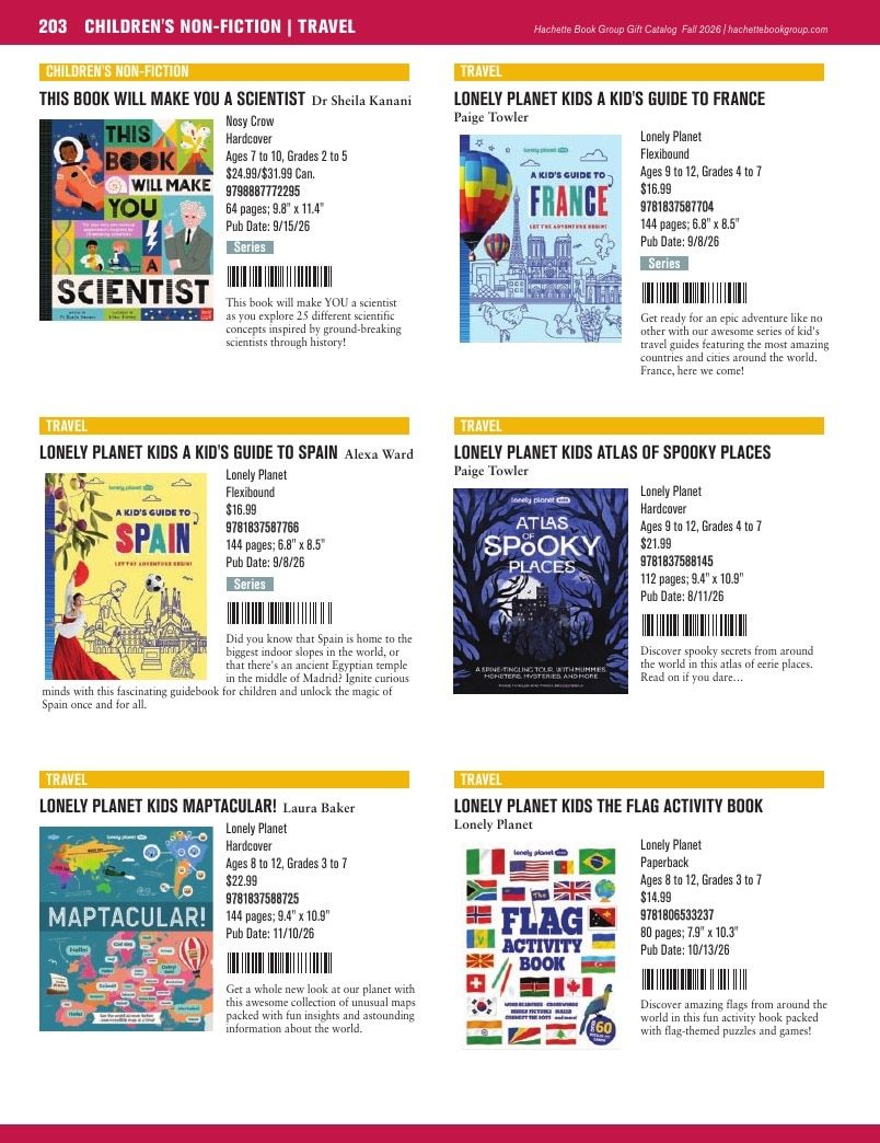 Hachette Book Group Fall 2026 Gift Catalog Weekly Ad January 1 - December 31, 2026