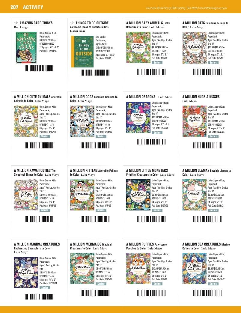 Hachette Book Group Fall 2026 Gift Catalog Weekly Ad January 1 - December 31, 2026