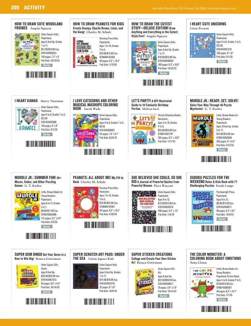 Hachette Book Group Fall 2026 Gift Catalog Weekly Ad January 1 - December 31, 2026