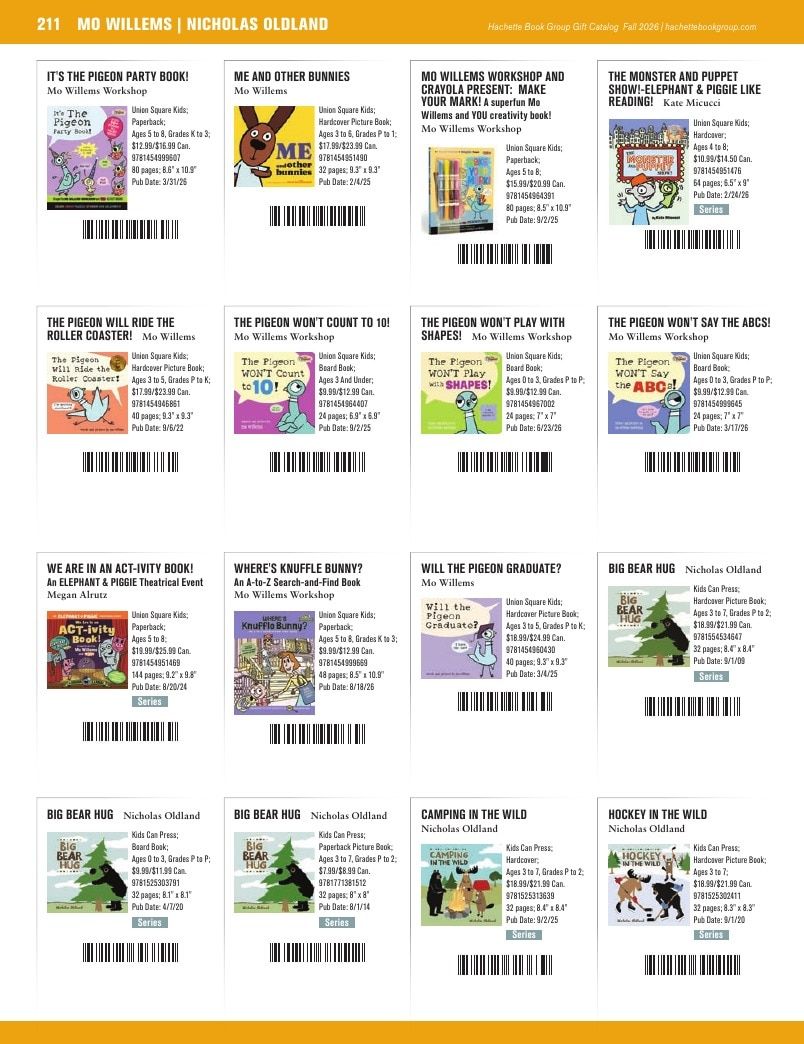 Hachette Book Group Fall 2026 Gift Catalog Weekly Ad January 1 - December 31, 2026