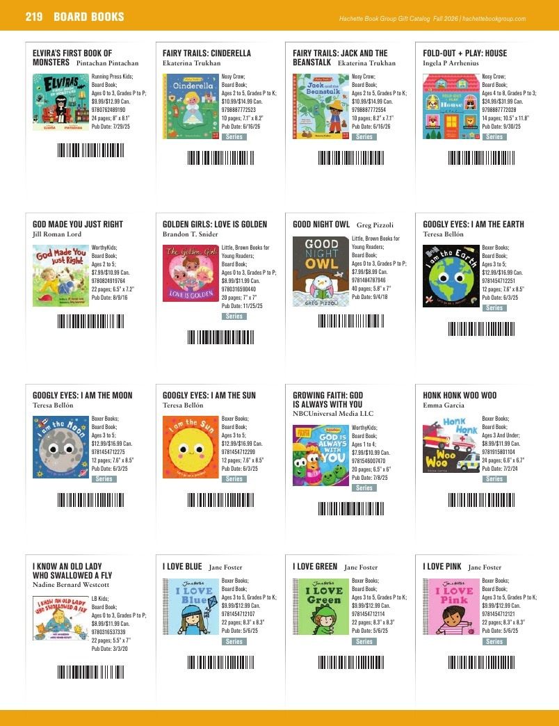 Hachette Book Group Fall 2026 Gift Catalog Weekly Ad January 1 - December 31, 2026
