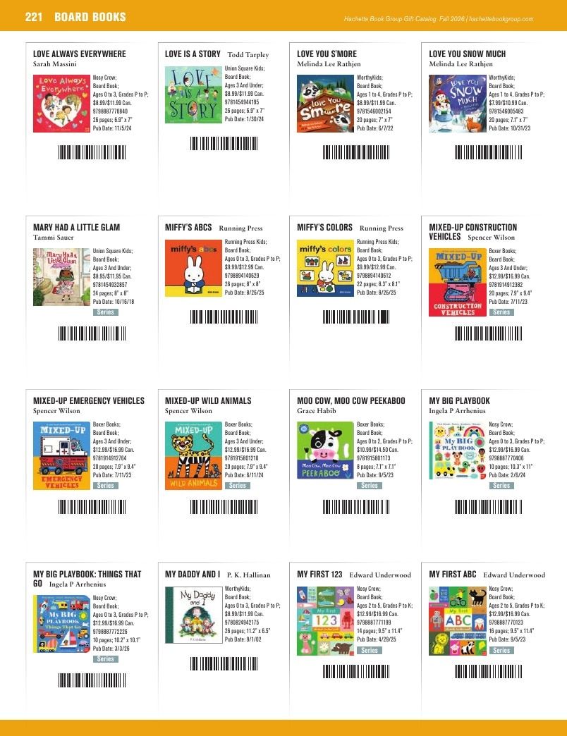 Hachette Book Group Fall 2026 Gift Catalog Weekly Ad January 1 - December 31, 2026