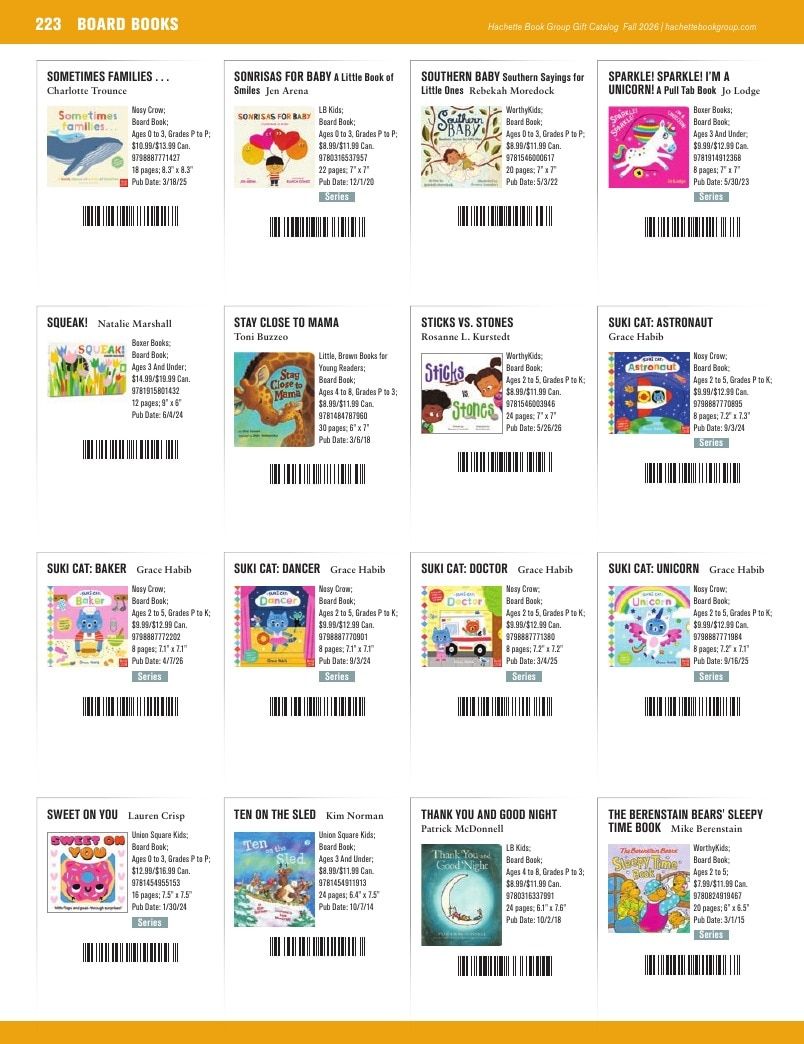Hachette Book Group Fall 2026 Gift Catalog Weekly Ad January 1 - December 31, 2026