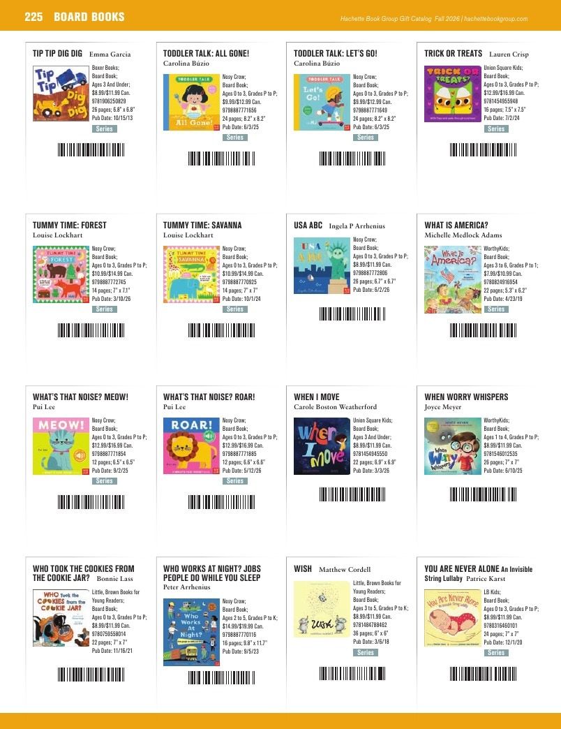Hachette Book Group Fall 2026 Gift Catalog Weekly Ad January 1 - December 31, 2026