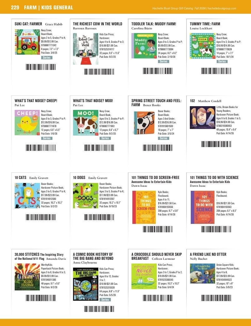 Hachette Book Group Fall 2026 Gift Catalog Weekly Ad January 1 - December 31, 2026