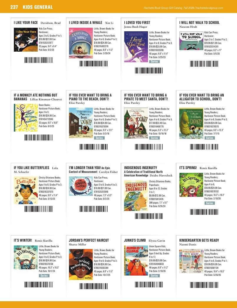 Hachette Book Group Fall 2026 Gift Catalog Weekly Ad January 1 - December 31, 2026