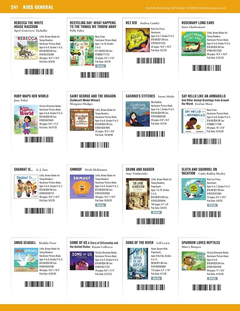 Hachette Book Group Fall 2026 Gift Catalog Weekly Ad January 1 - December 31, 2026