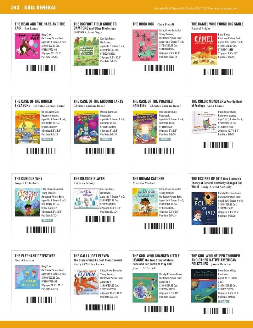 Hachette Book Group Fall 2026 Gift Catalog Weekly Ad January 1 - December 31, 2026