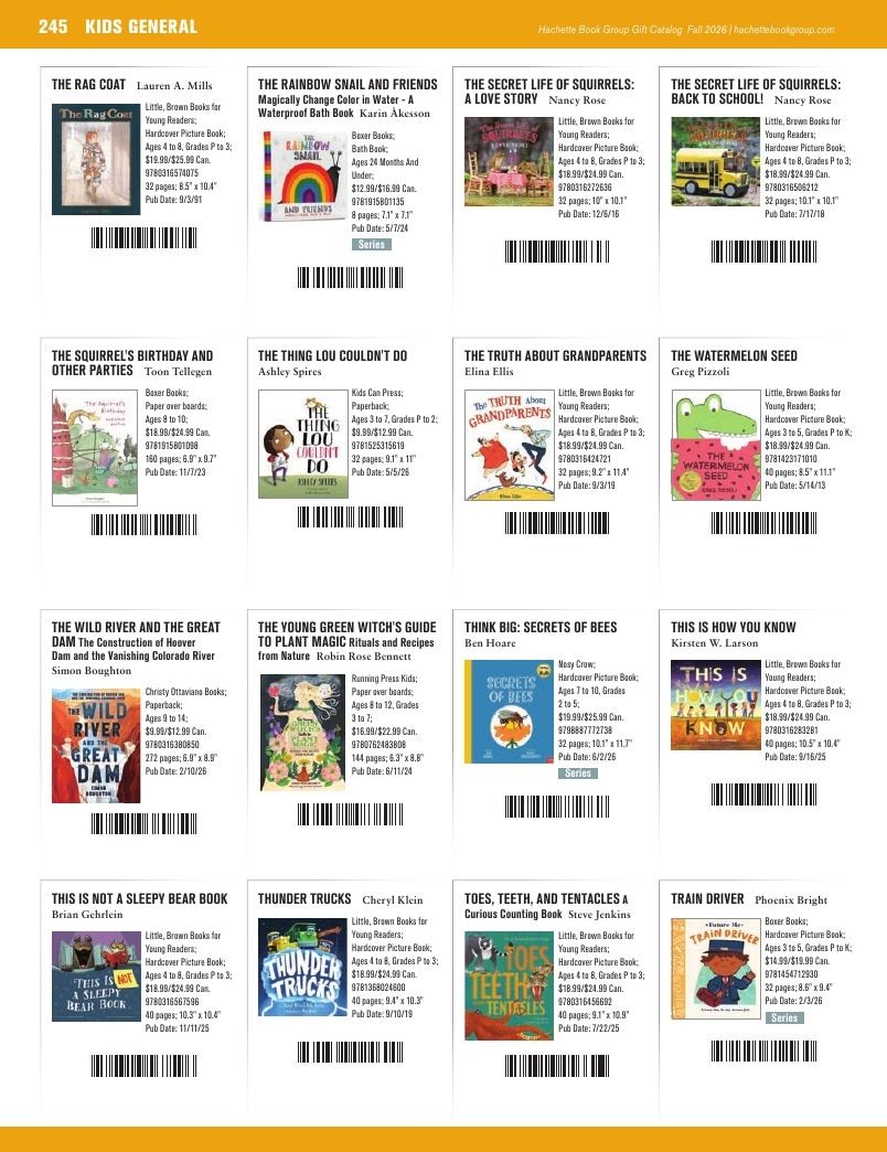 Hachette Book Group Fall 2026 Gift Catalog Weekly Ad January 1 - December 31, 2026