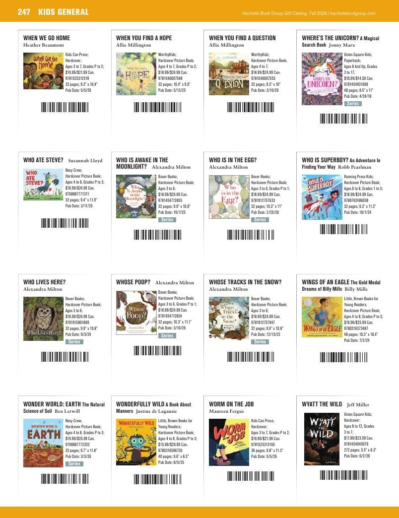 Hachette Book Group Fall 2026 Gift Catalog Weekly Ad January 1 - December 31, 2026