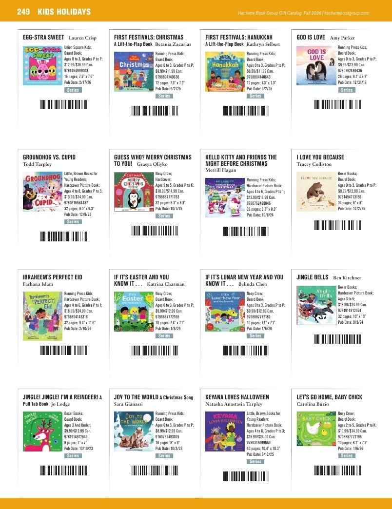Hachette Book Group Fall 2026 Gift Catalog Weekly Ad January 1 - December 31, 2026