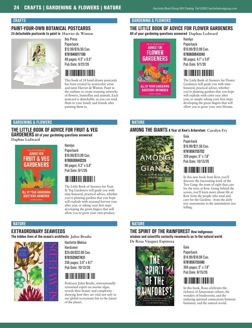 Hachette Book Group Fall 2026 Gift Catalog Weekly Ad January 1 - December 31, 2026