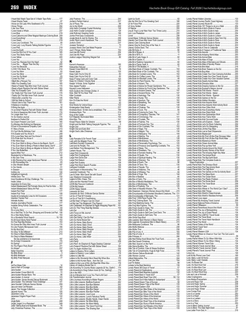 Hachette Book Group Fall 2026 Gift Catalog Weekly Ad January 1 - December 31, 2026