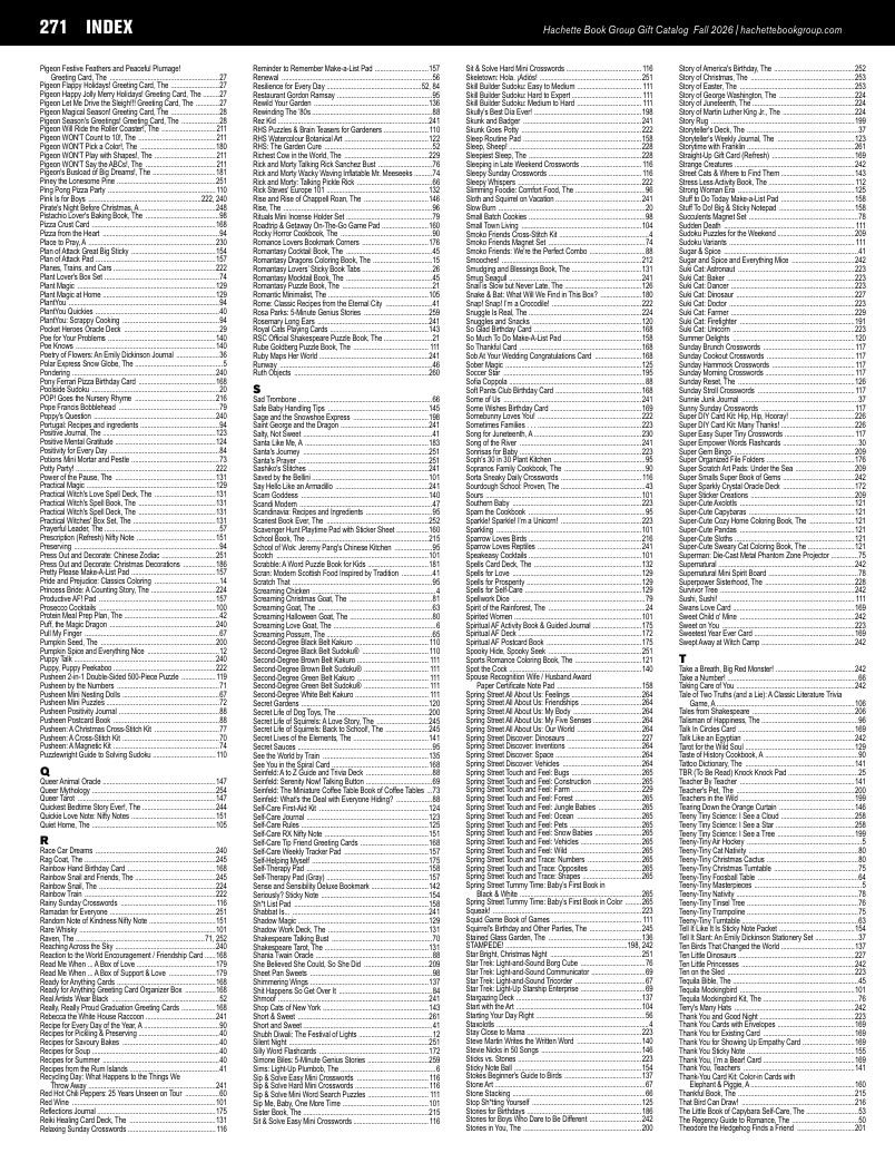 Hachette Book Group Fall 2026 Gift Catalog Weekly Ad January 1 - December 31, 2026