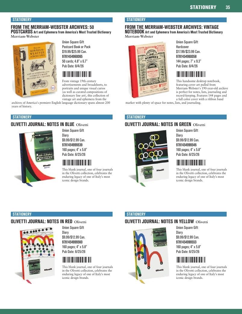 Hachette Book Group Fall 2026 Gift Catalog Weekly Ad January 1 - December 31, 2026