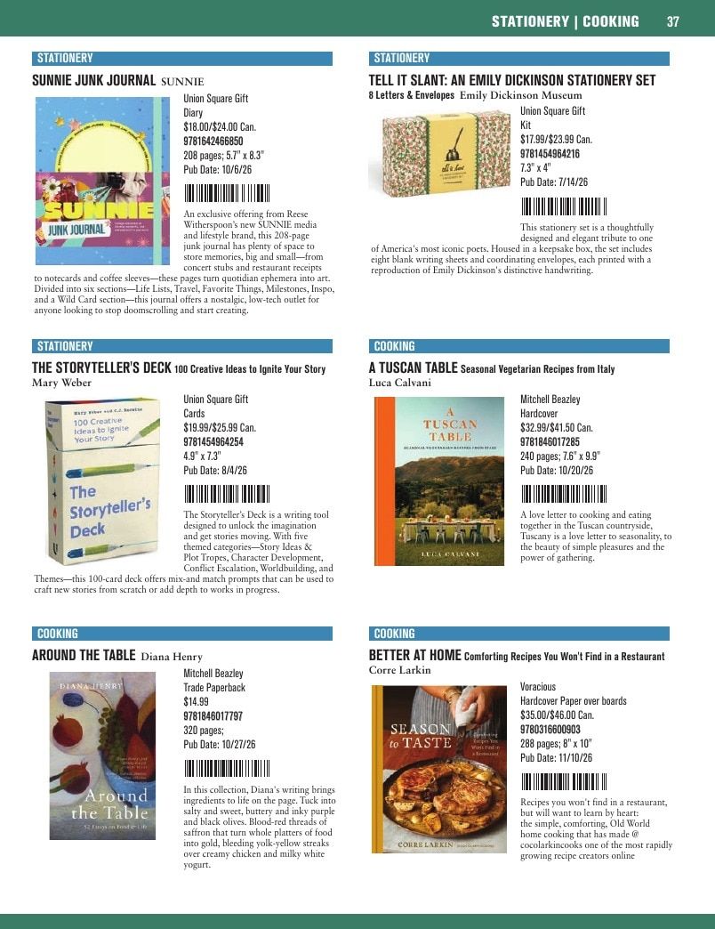 Hachette Book Group Fall 2026 Gift Catalog Weekly Ad January 1 - December 31, 2026