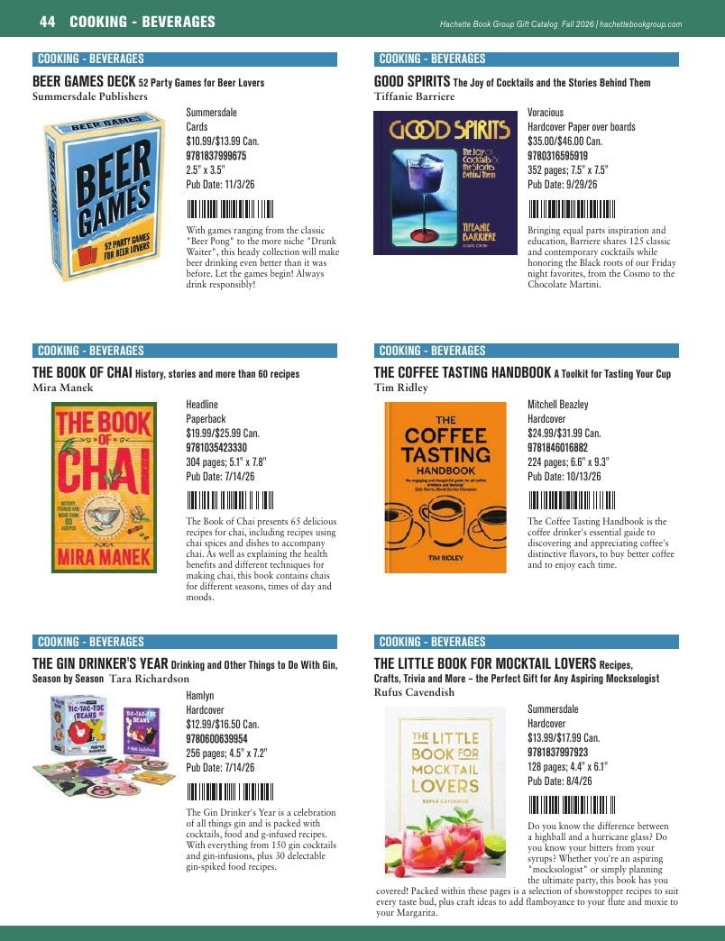 Hachette Book Group Fall 2026 Gift Catalog Weekly Ad January 1 - December 31, 2026