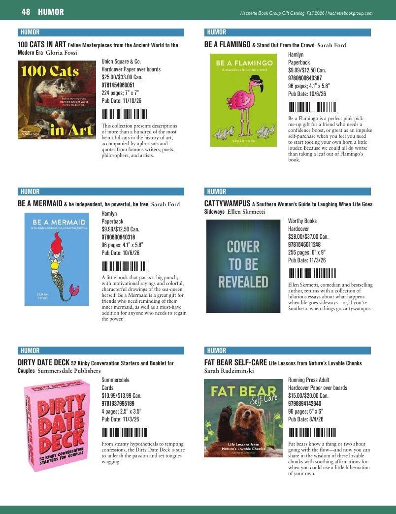 Hachette Book Group Fall 2026 Gift Catalog Weekly Ad January 1 - December 31, 2026