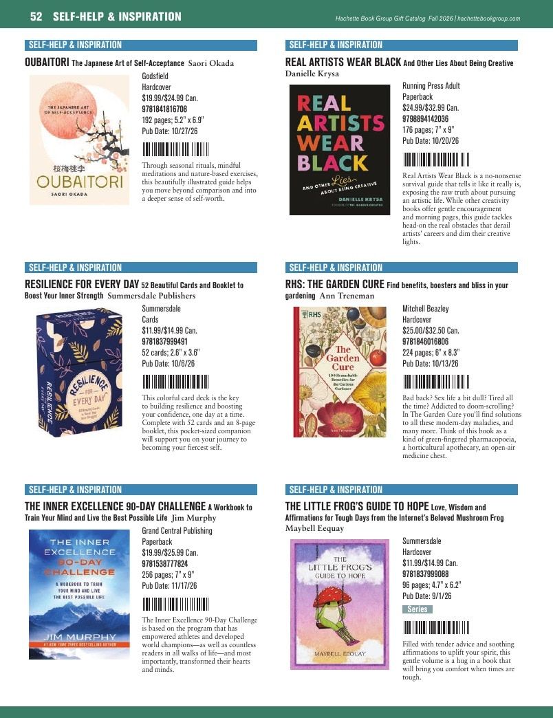 Hachette Book Group Fall 2026 Gift Catalog Weekly Ad January 1 - December 31, 2026