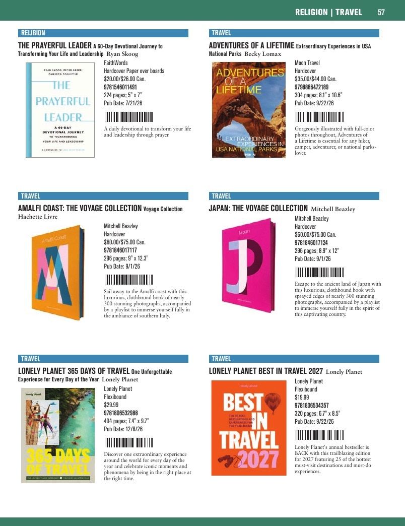 Hachette Book Group Fall 2026 Gift Catalog Weekly Ad January 1 - December 31, 2026