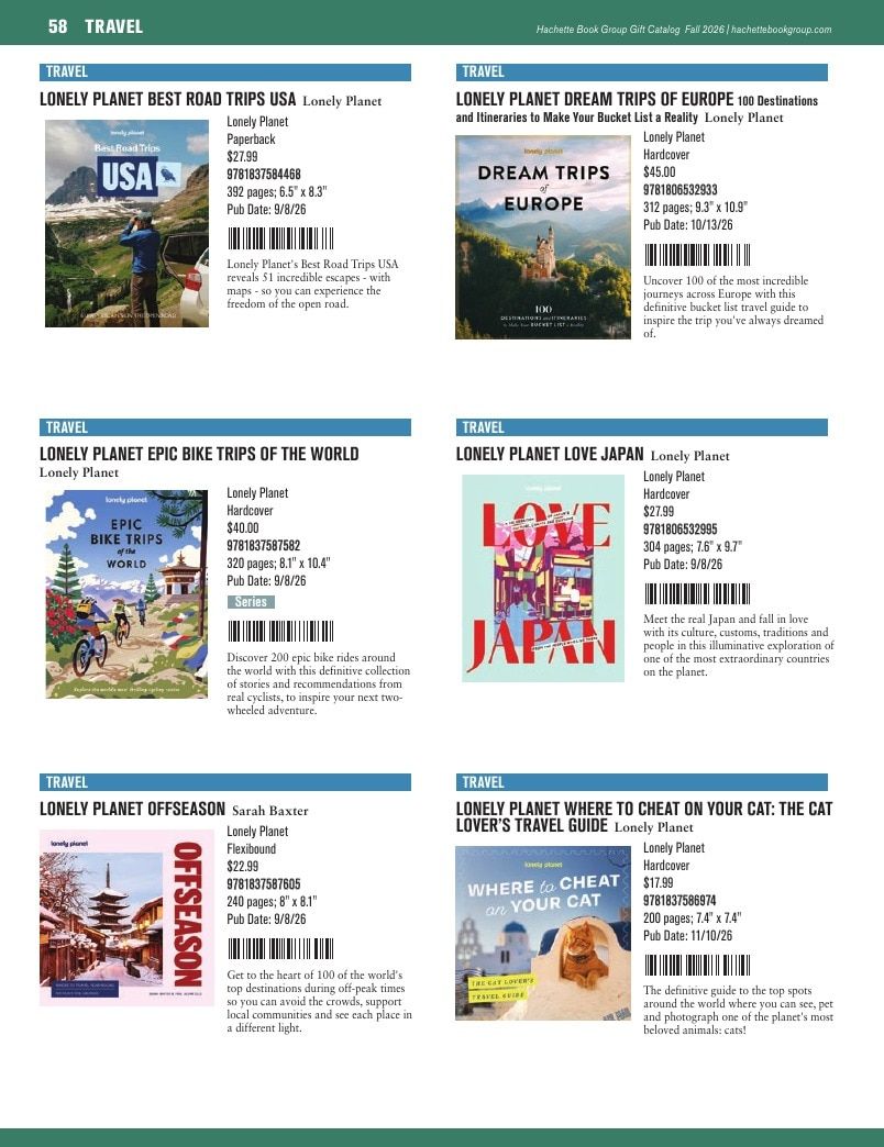 Hachette Book Group Fall 2026 Gift Catalog Weekly Ad January 1 - December 31, 2026