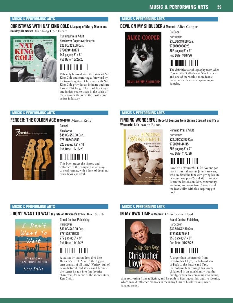 Hachette Book Group Fall 2026 Gift Catalog Weekly Ad January 1 - December 31, 2026
