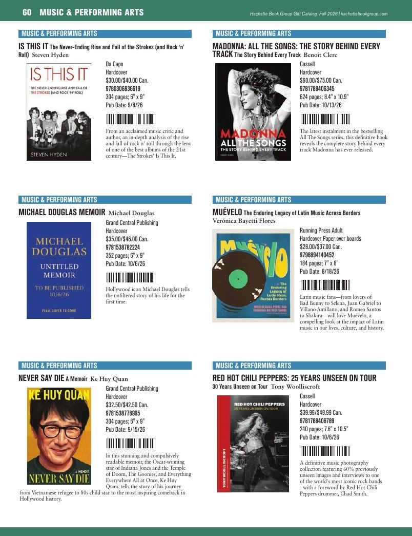 Hachette Book Group Fall 2026 Gift Catalog Weekly Ad January 1 - December 31, 2026