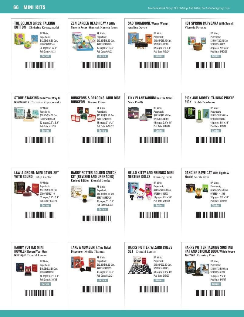 Hachette Book Group Fall 2026 Gift Catalog Weekly Ad January 1 - December 31, 2026