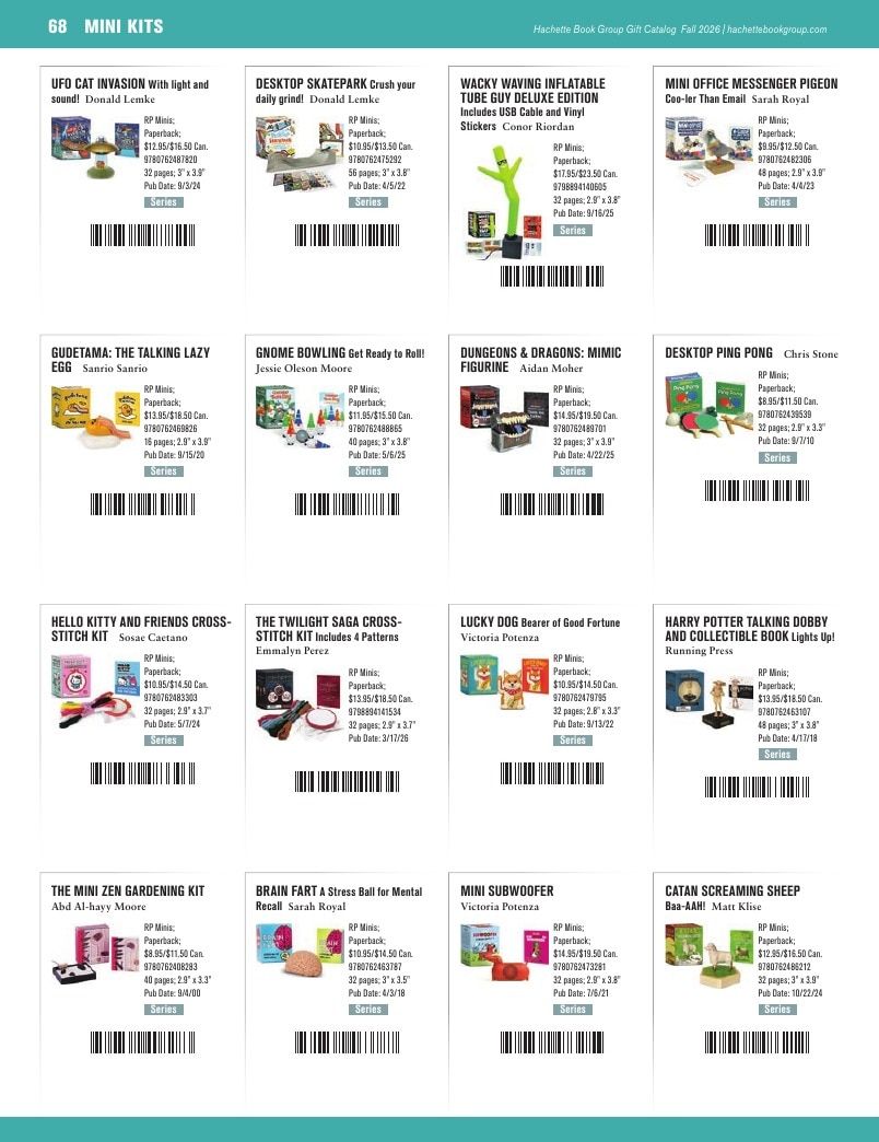 Hachette Book Group Fall 2026 Gift Catalog Weekly Ad January 1 - December 31, 2026