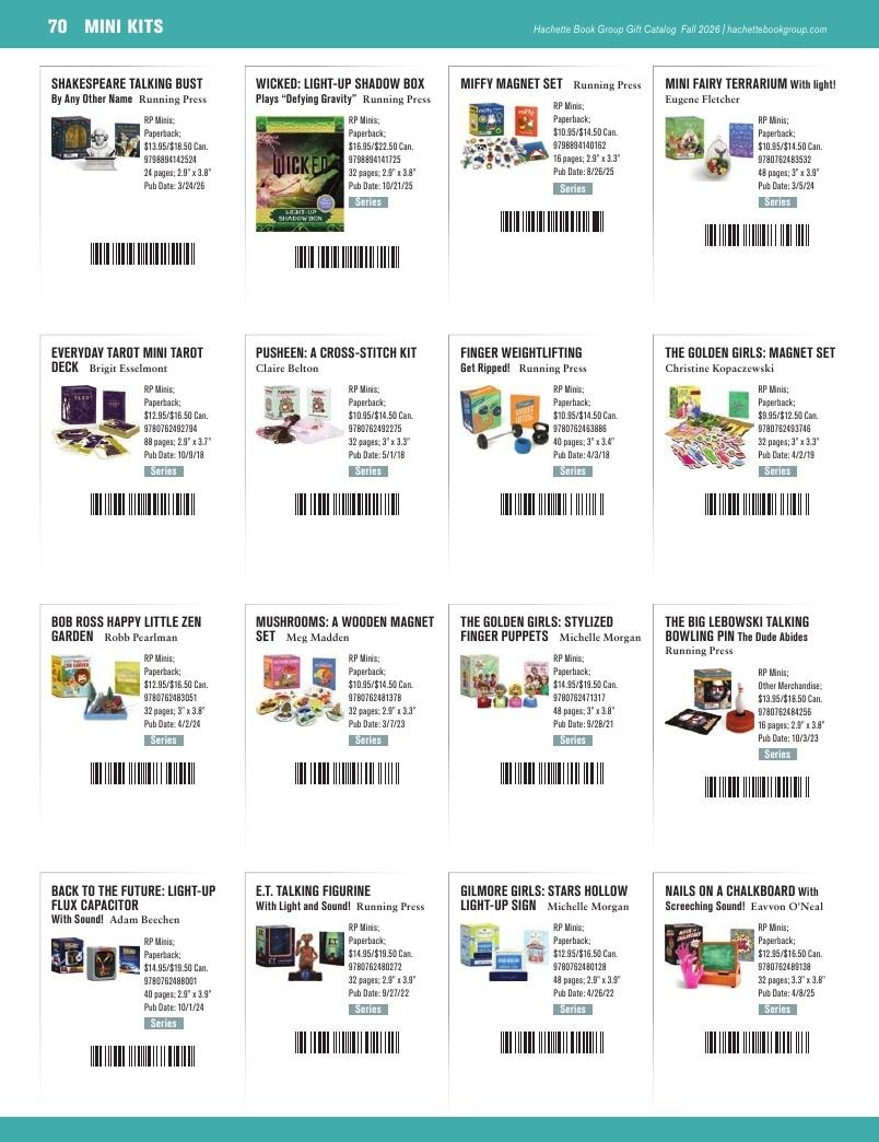 Hachette Book Group Fall 2026 Gift Catalog Weekly Ad January 1 - December 31, 2026