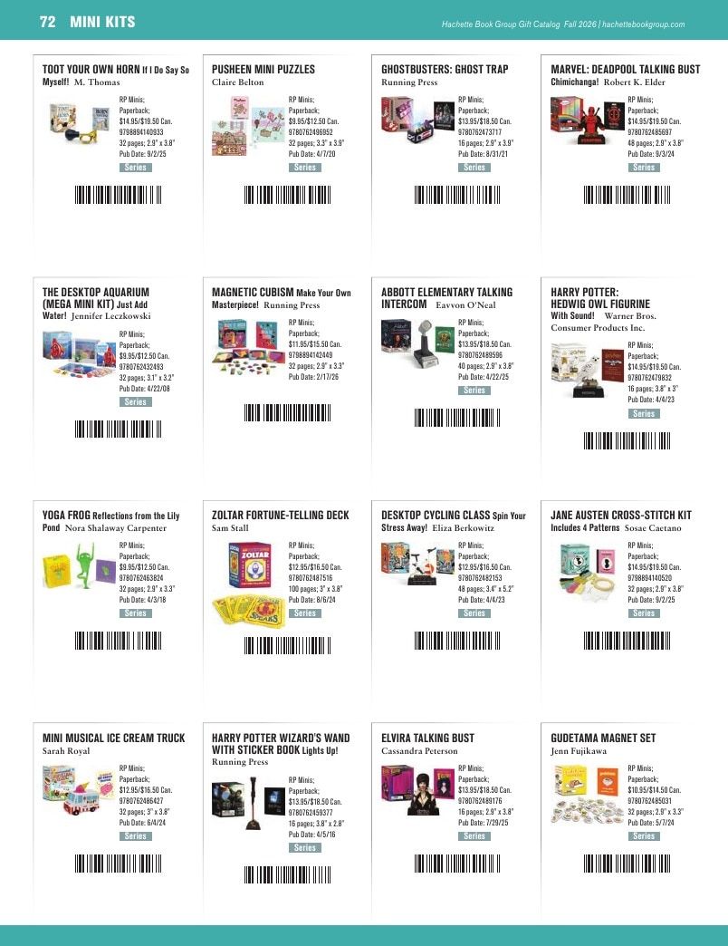 Hachette Book Group Fall 2026 Gift Catalog Weekly Ad January 1 - December 31, 2026