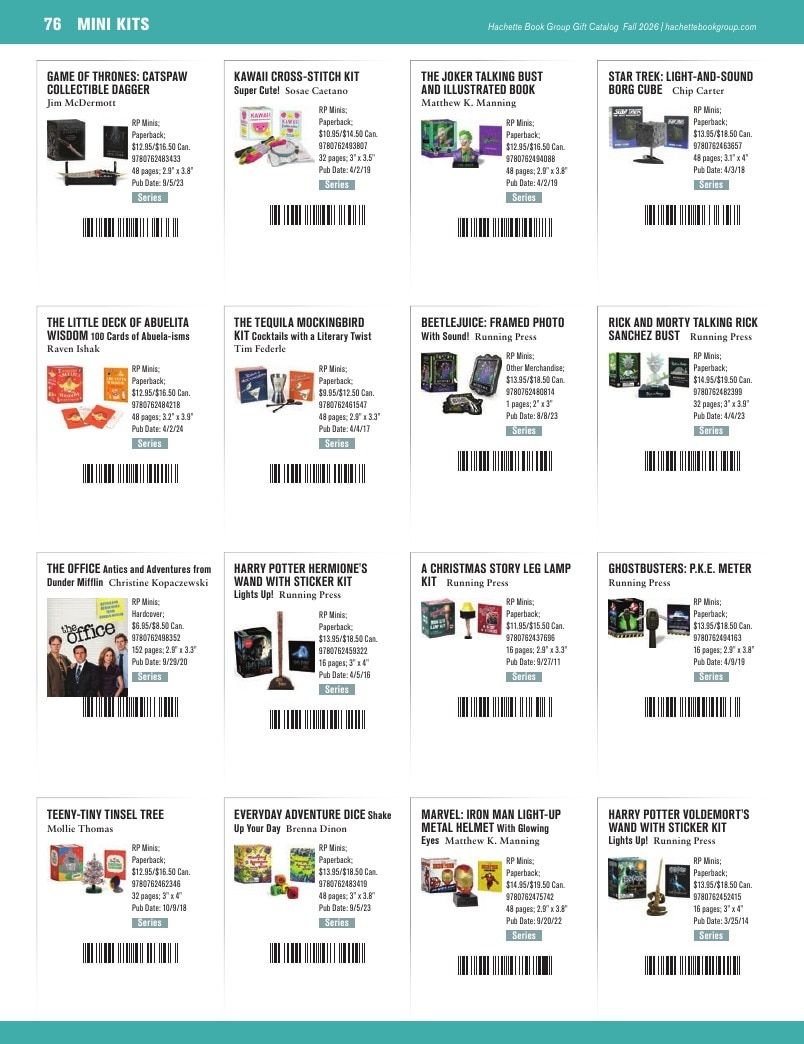 Hachette Book Group Fall 2026 Gift Catalog Weekly Ad January 1 - December 31, 2026